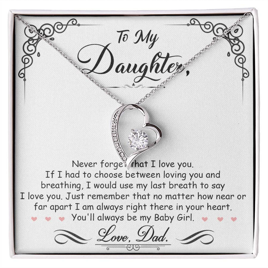 My Baby Girl - Forever Love Necklace — product image
