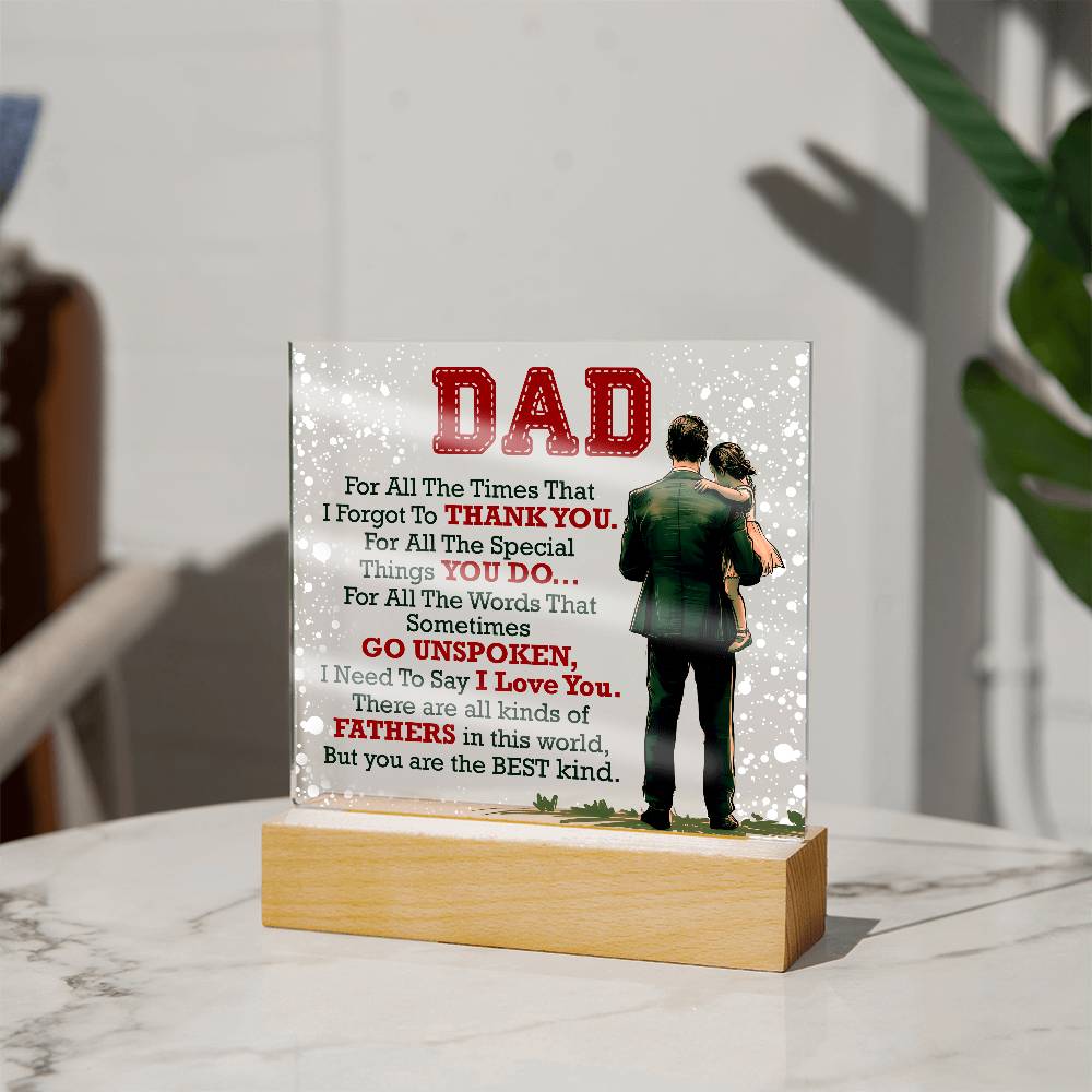Thank You Dad - Acrylic Square — product image 14