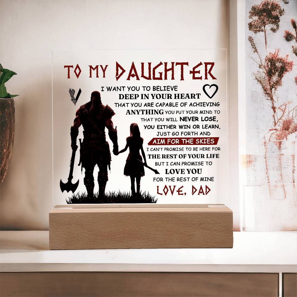 To My Daughter Skies – Acrylic Square — product image 8