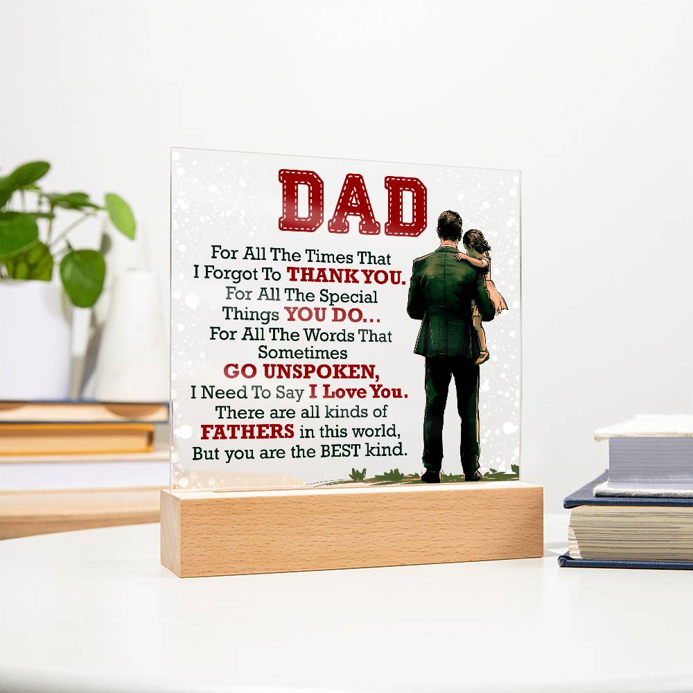 Thank You Dad - Acrylic Square — product image 11