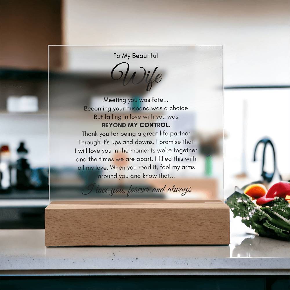 To My Wife Fate – Acrylic Square — product image 14