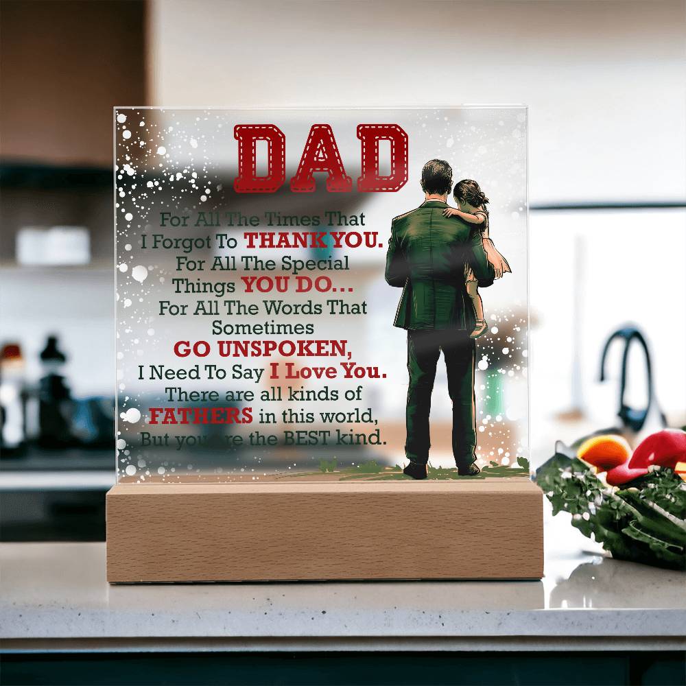 Thank You Dad - Acrylic Square — product image 13