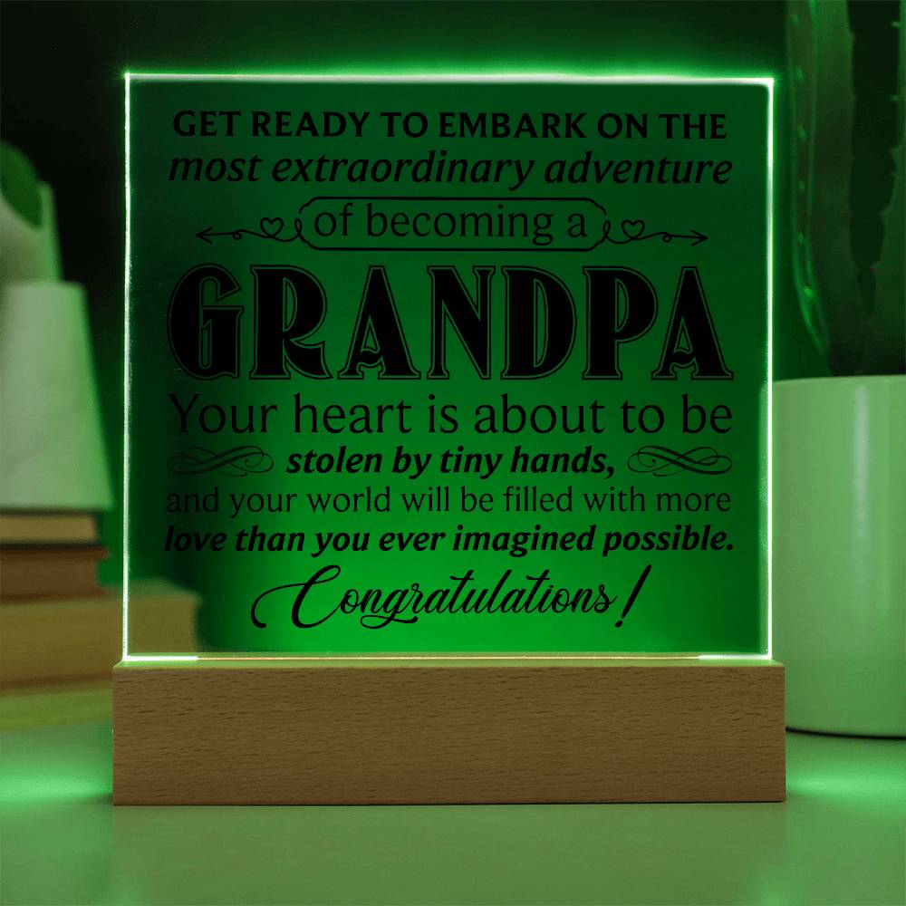 Grandpa – Acrylic Square — product image 7