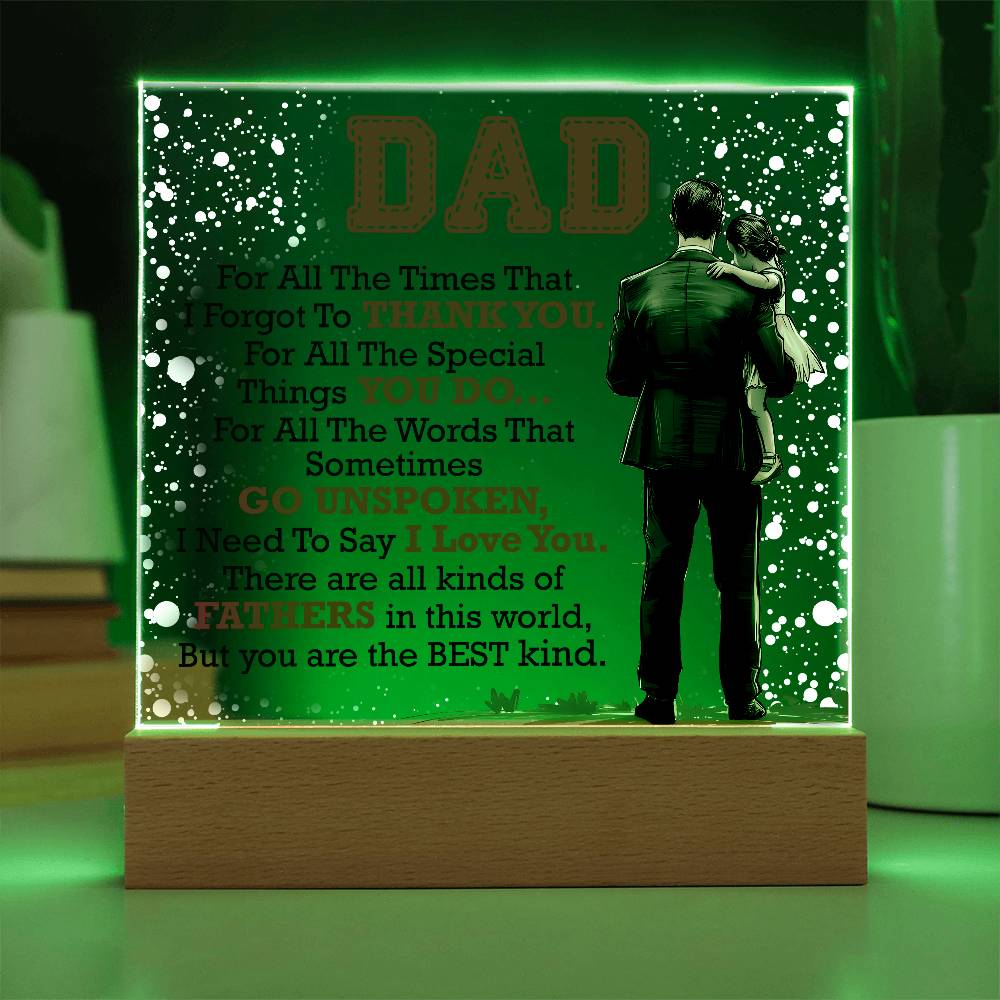 Thank You Dad - Acrylic Square — product image 7