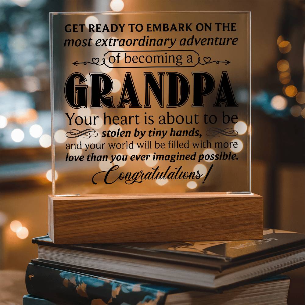 Grandpa – Acrylic Square — product image 8