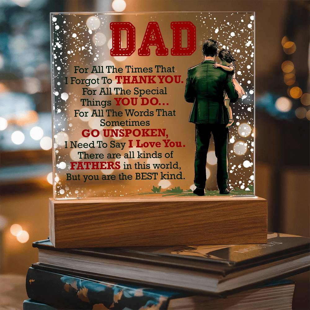 Thank You Dad - Acrylic Square — product image 8