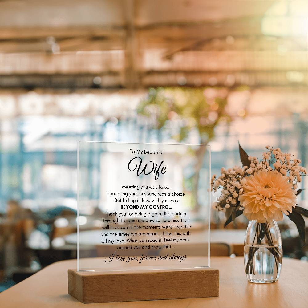 To My Wife Fate – Acrylic Square — product image 9