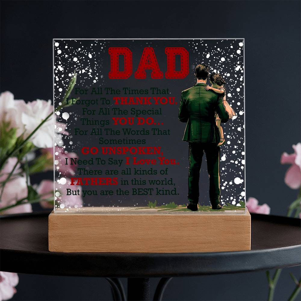 Thank You Dad - Acrylic Square — product image 9
