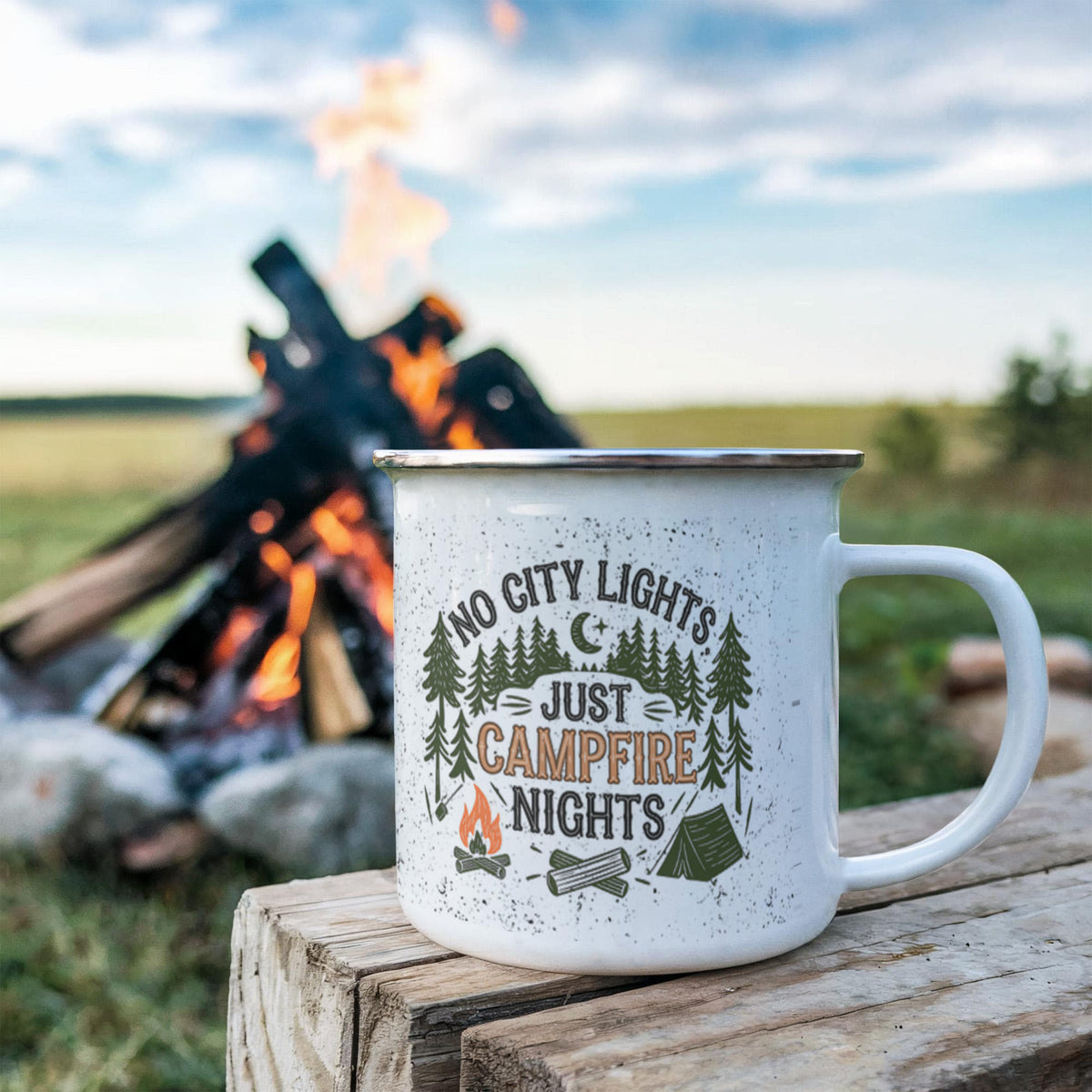 No City Lights - Camping Mug — product image 3