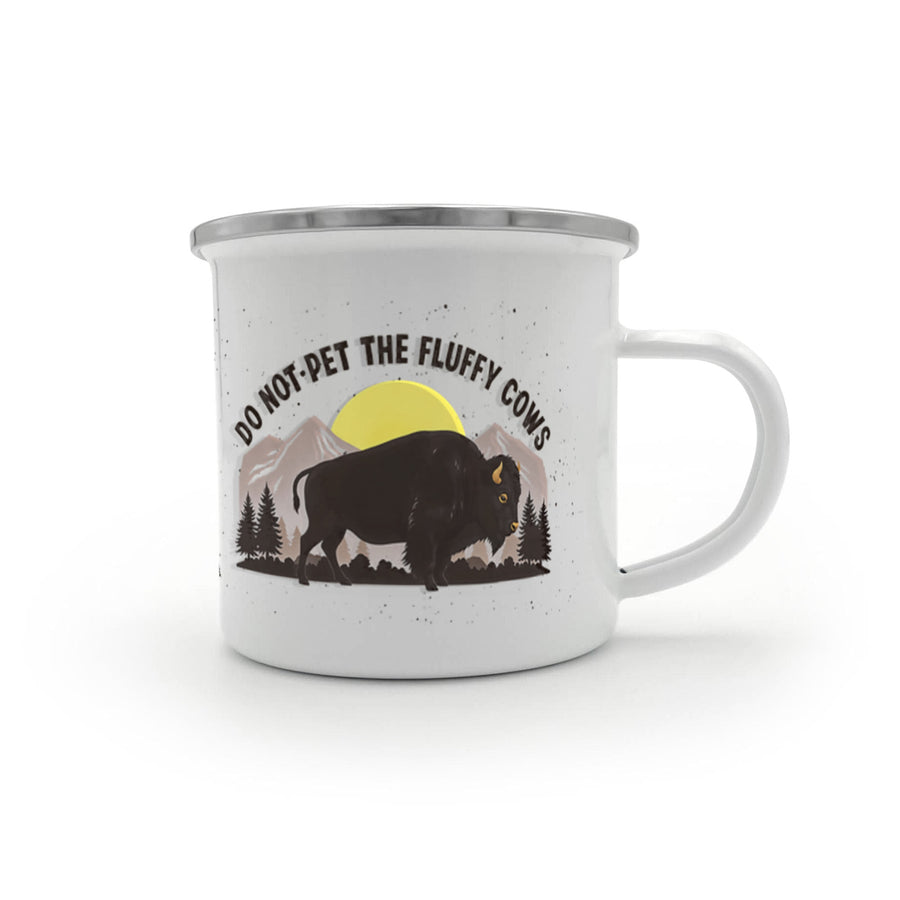 Fluffy Cows - Camping Mug — product image