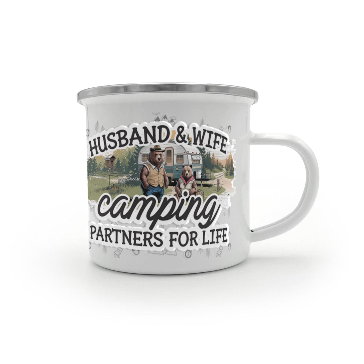 Camping Partners For Life - Camping Mug — product image