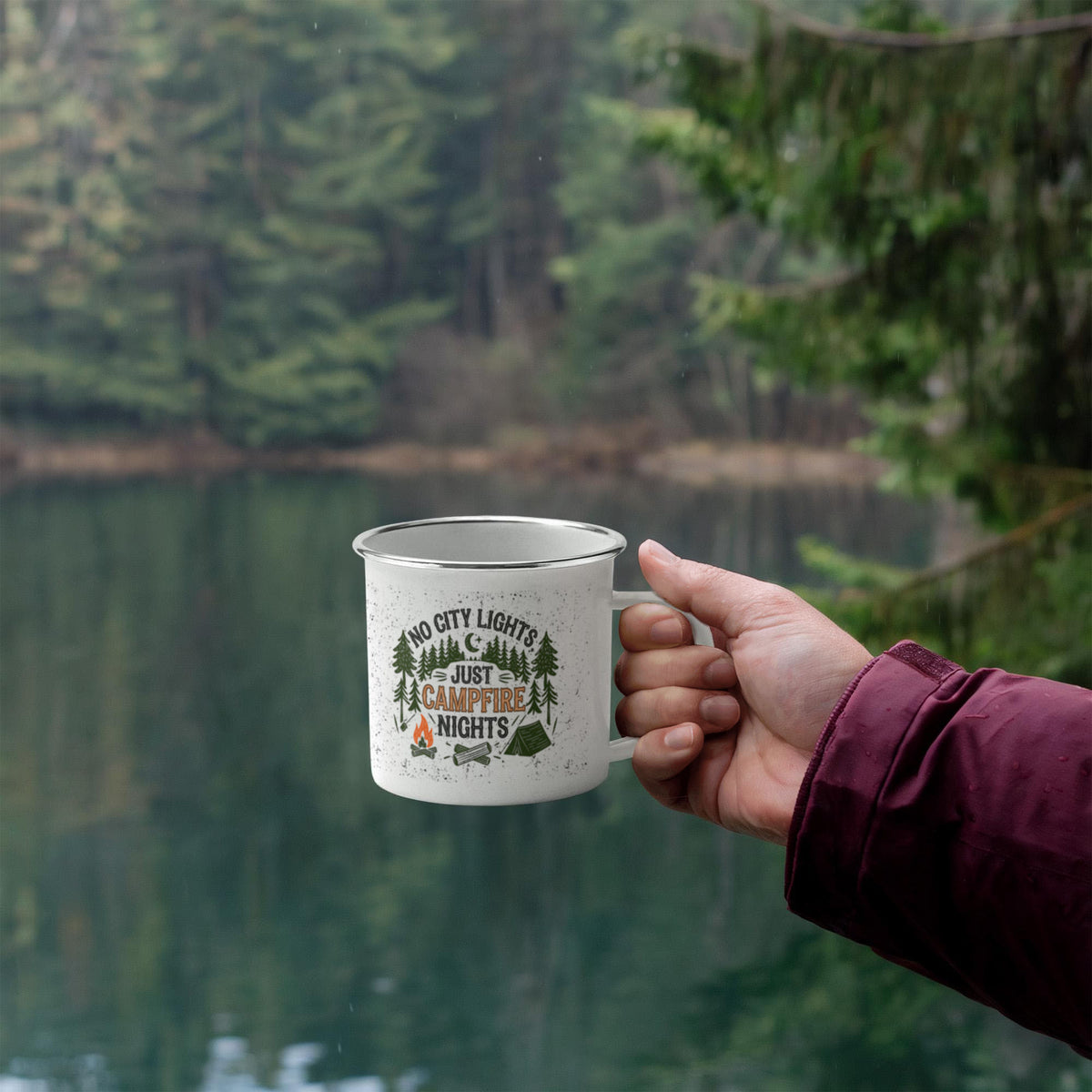 No City Lights - Camping Mug — product image 2