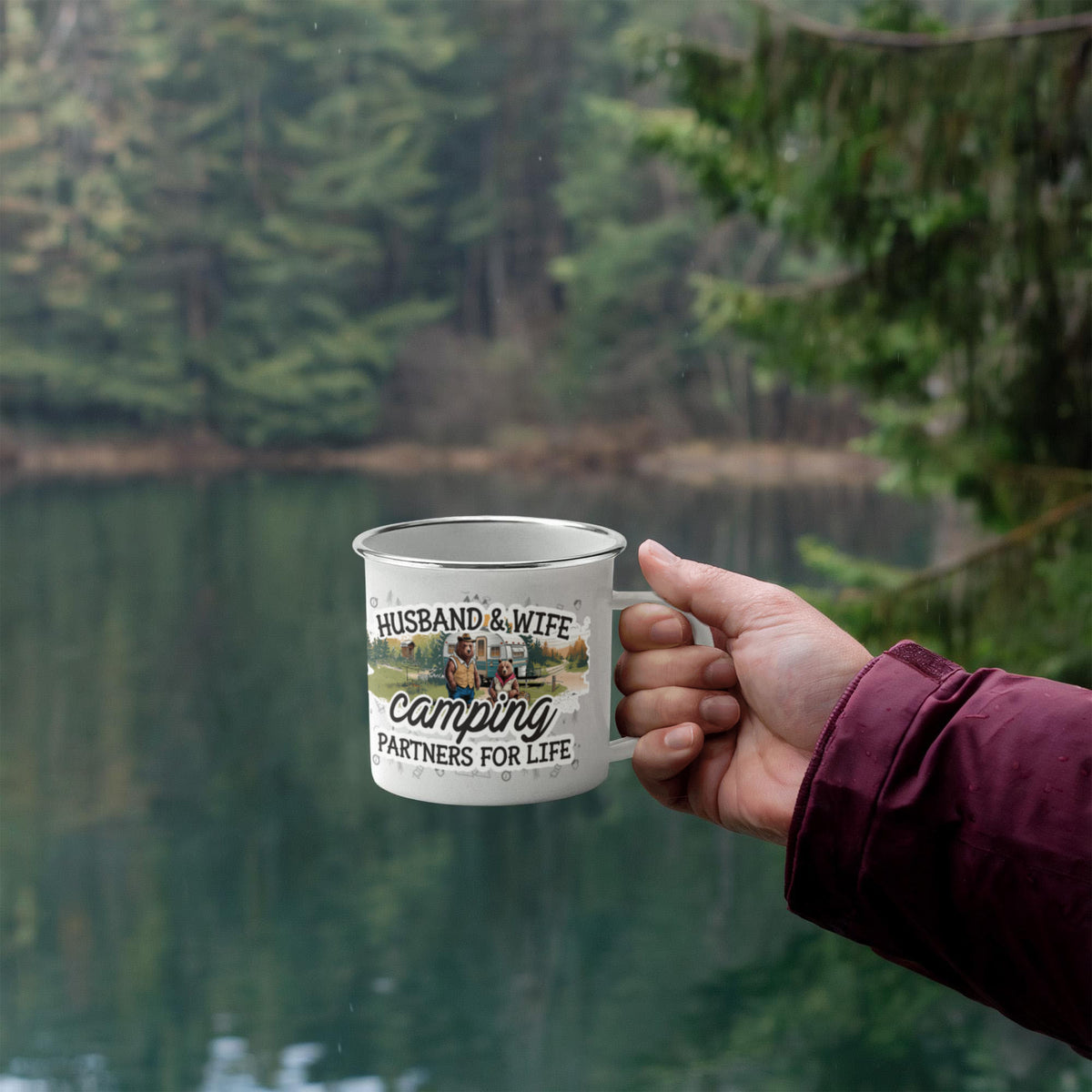 Camping Partners For Life - Camping Mug — product image 2