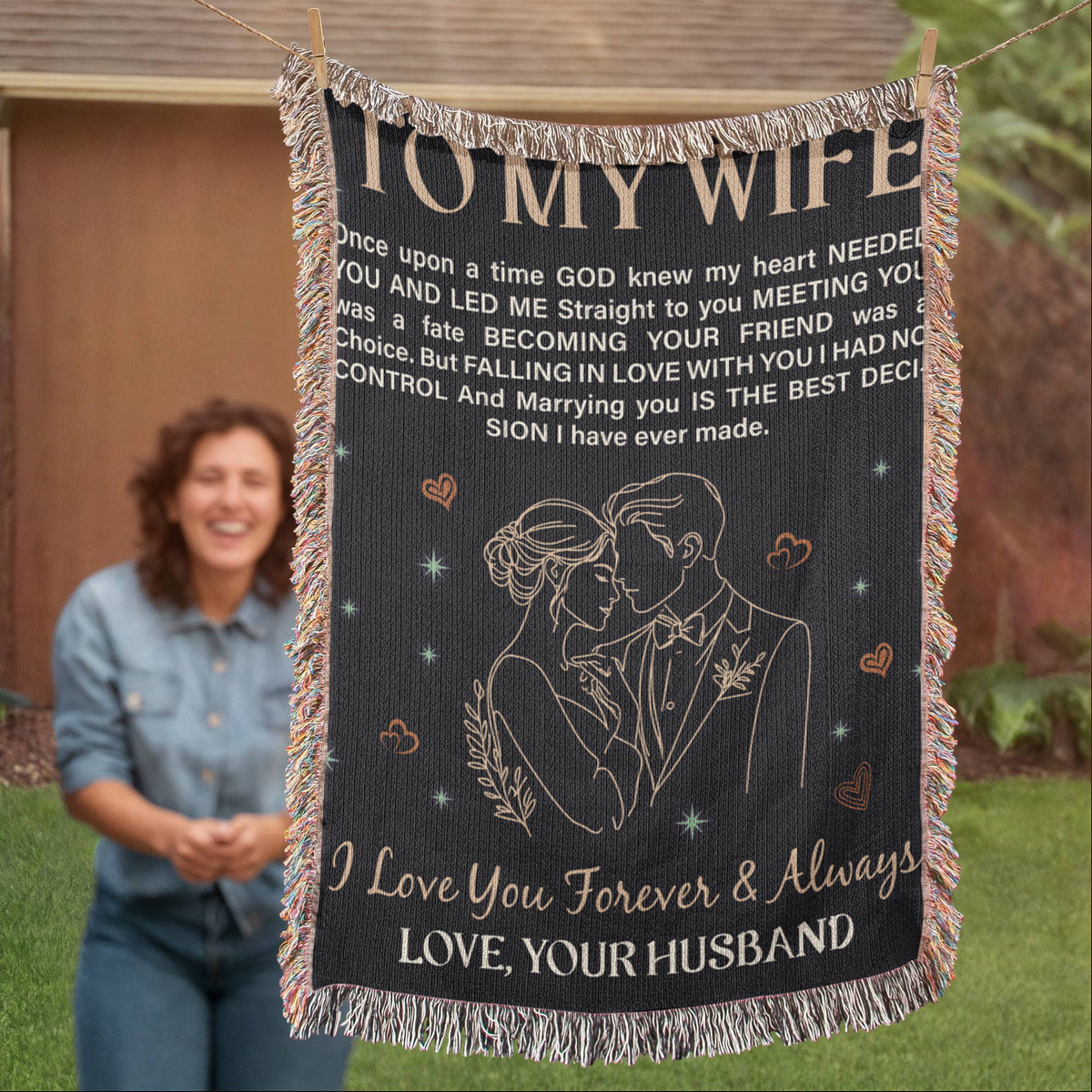 To My Wife - Heirloom Blanket — product image 4