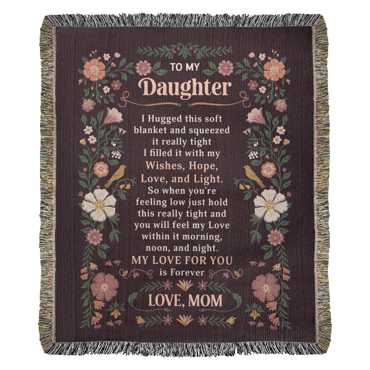 To My Daughter - Heirloom Blanket — product image 3