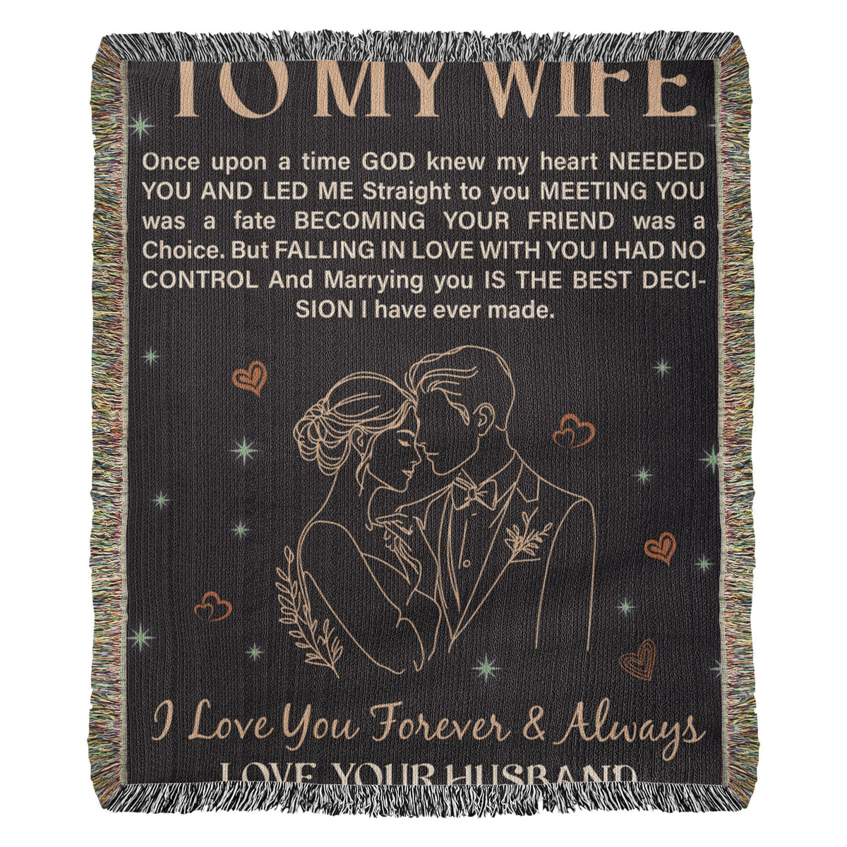 To My Wife - Heirloom Blanket — product image 2