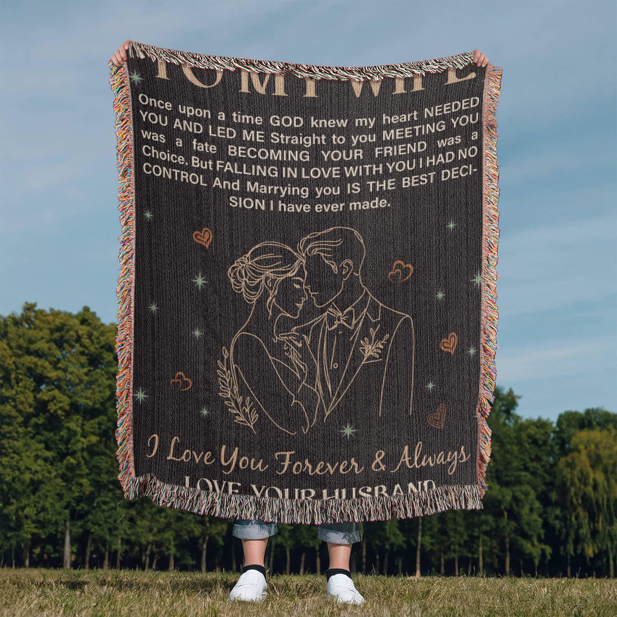 To My Wife - Heirloom Blanket — product image 5