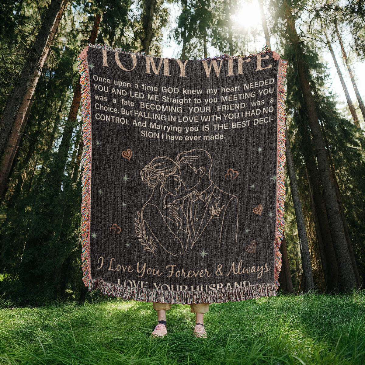 To My Wife - Heirloom Blanket — product image 7