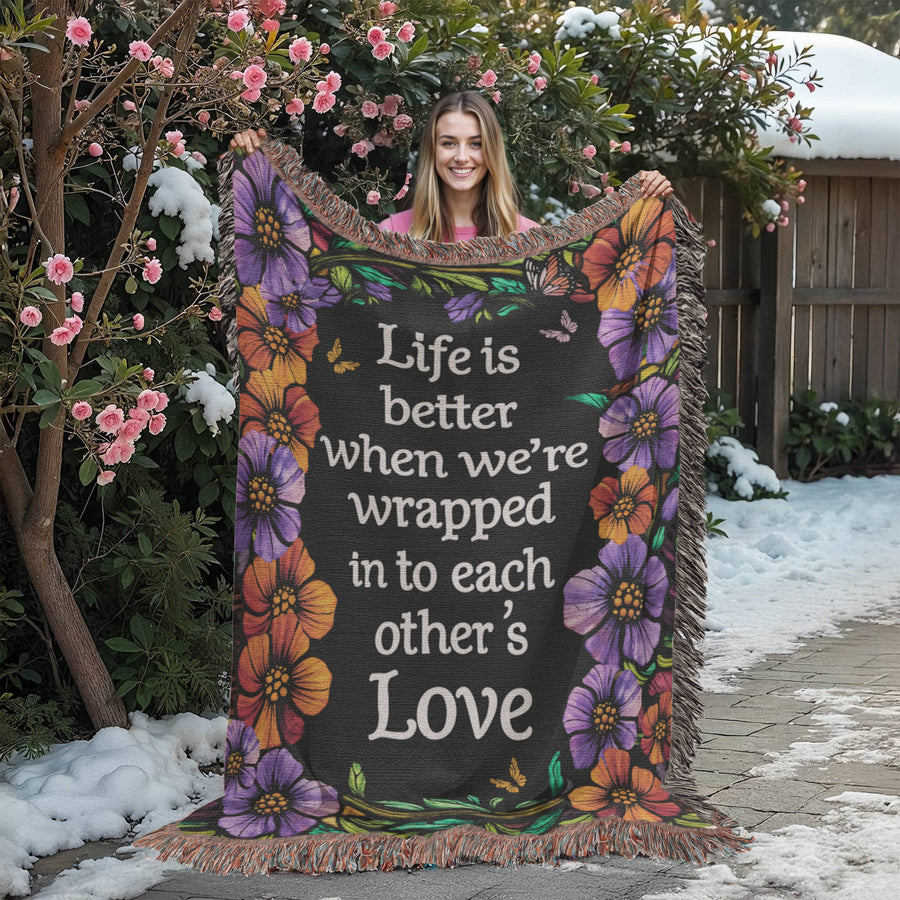 Life is Better With You - Heirloom Blanket — product image
