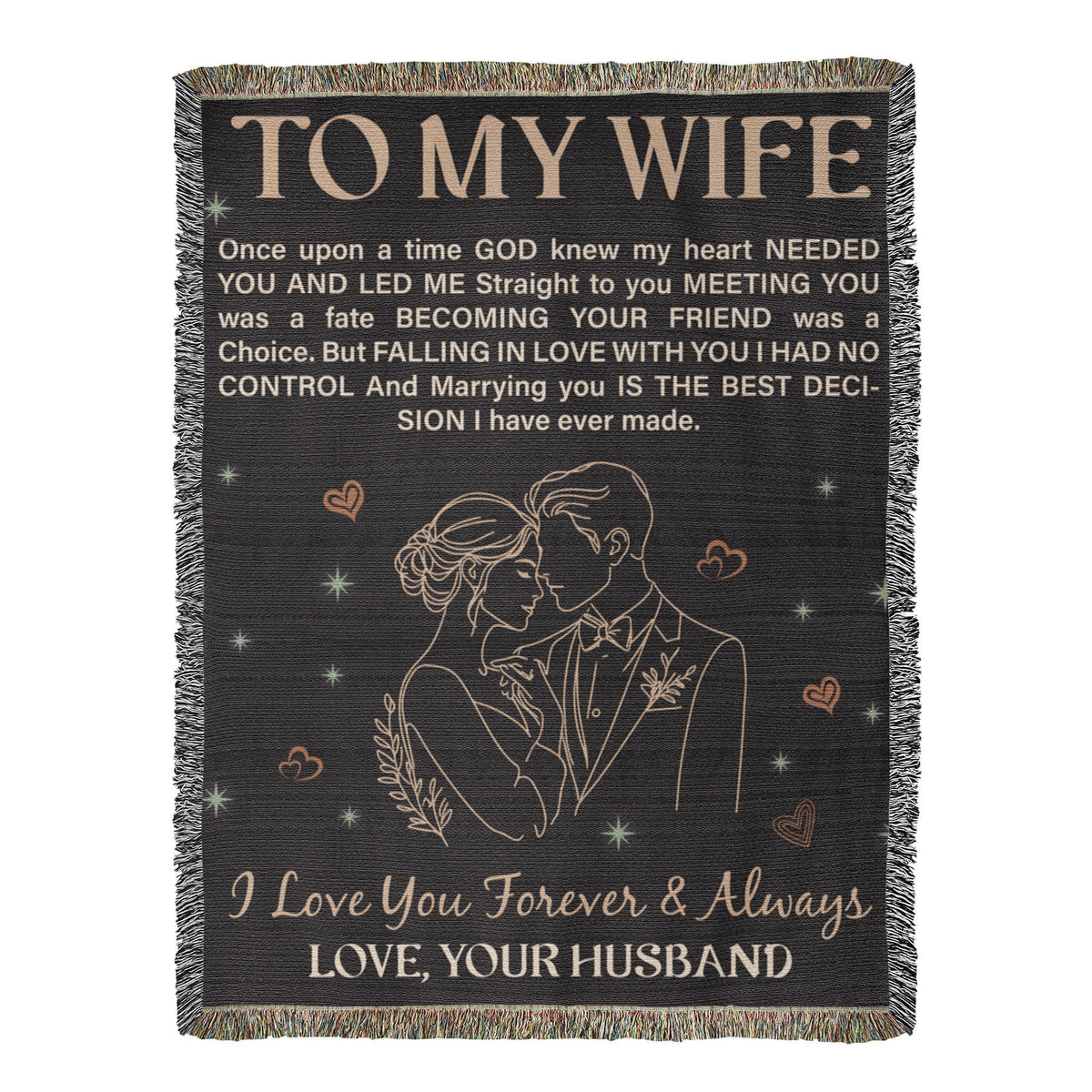 To My Wife - Heirloom Blanket — product image