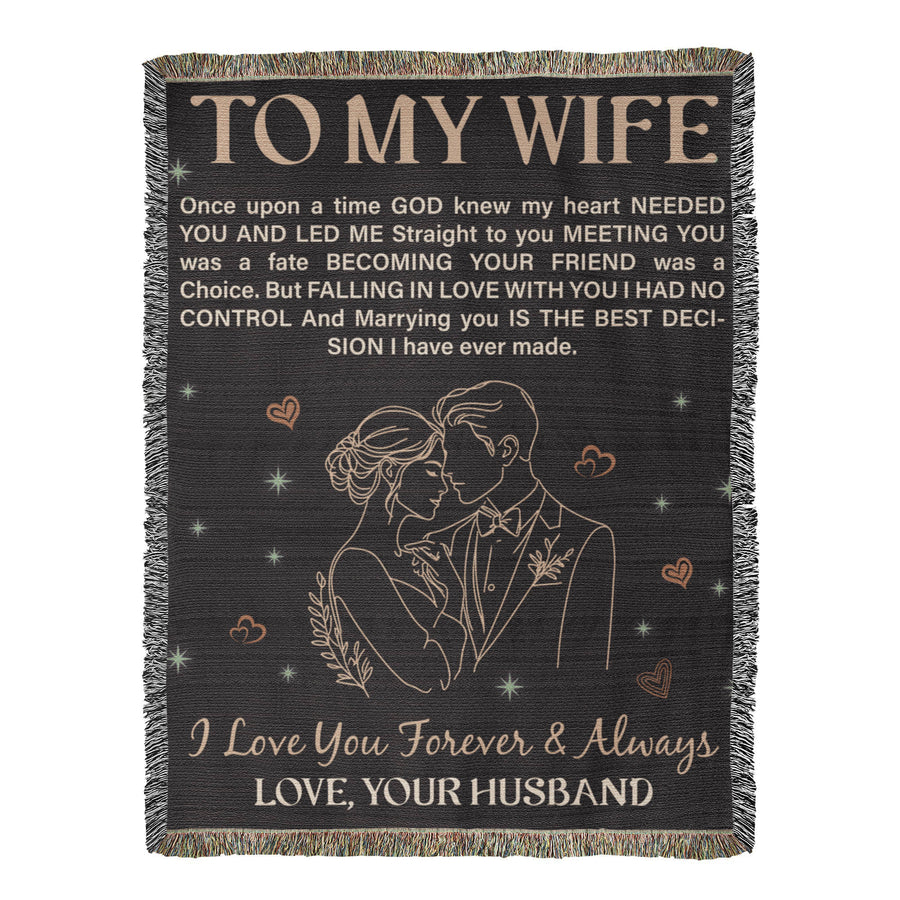 To My Wife - Heirloom Blanket — product image