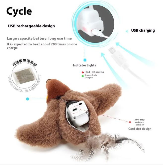 Flapping Bird Cat Toy — product image 3