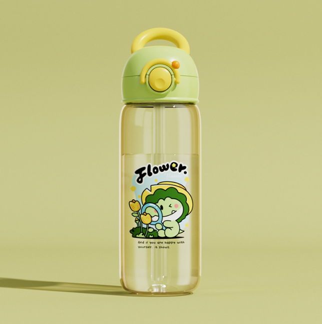 Children's Whale Cartoon Diving Fountain Water Bottle - Tritan Leakproof Sippy Cup (Various Sizes & Colors) — product image 13