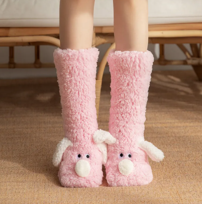 Women’s Plush Dog Socks — product image 8