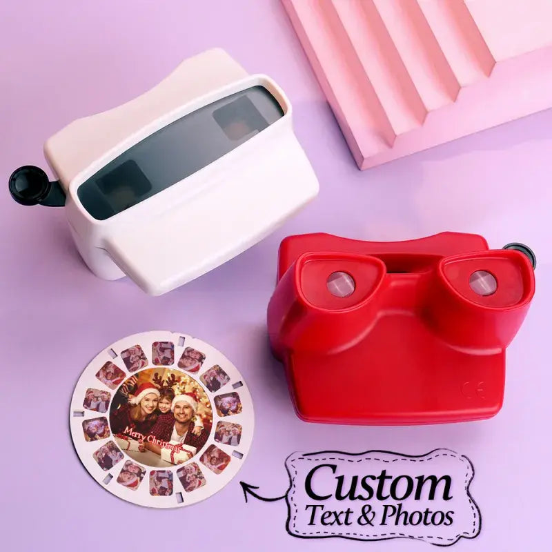 Custom 3D Viewfinder and Reel 10x Ultra-Clear 3D Upgraded Version Personalized Christmas Gifts Text and Photo Viewer with Your Own Photos — product image 14