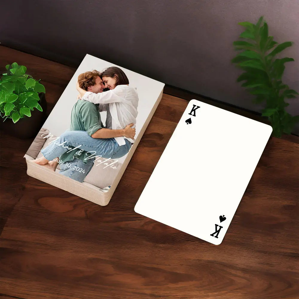 Personalized Playing Cards Wedding Guest Book Alternative Unique Wedding Keepsake — product image 3