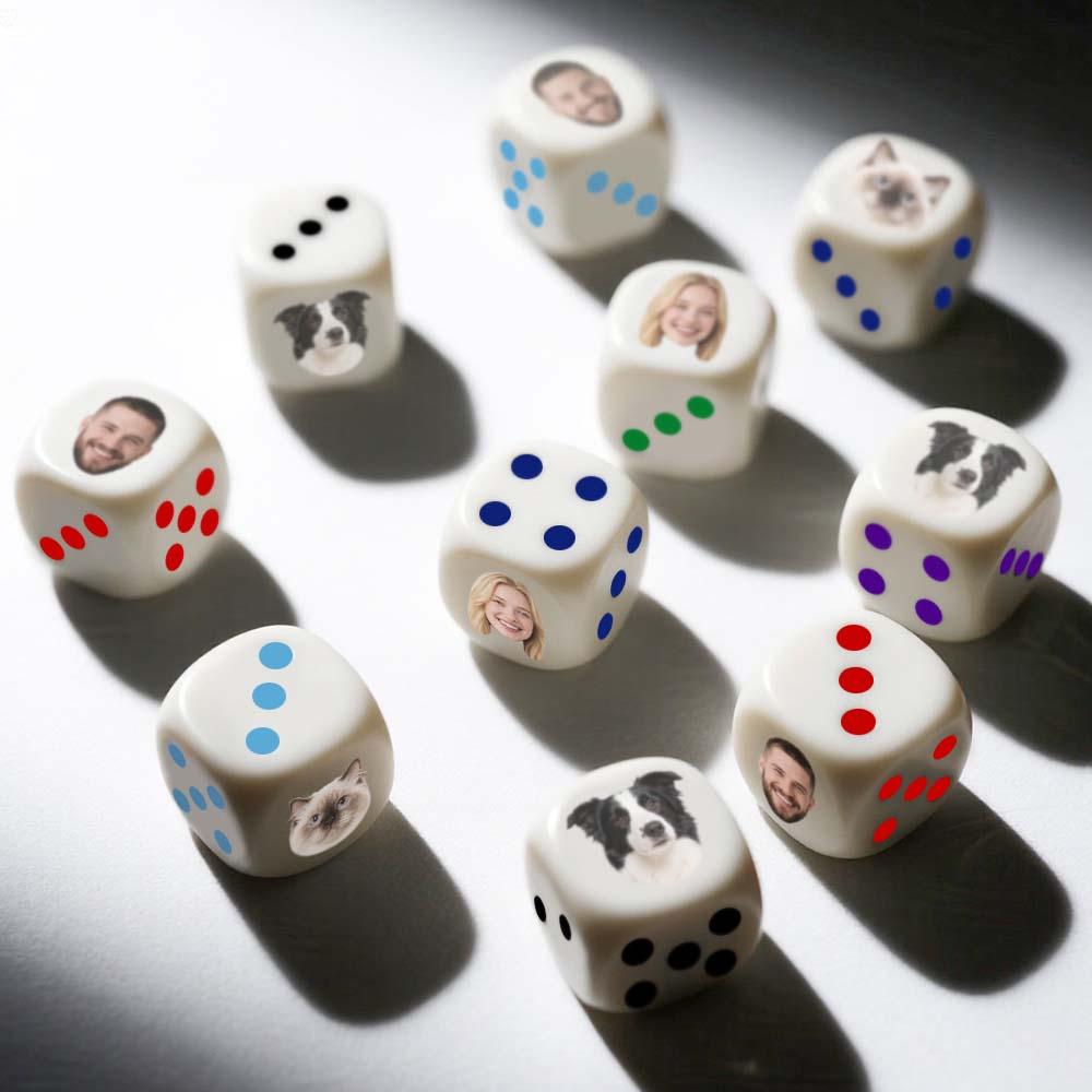 Custom Face Dice Birthday Gifts Funny Gift Party Game Gift Party Favors — product image 6
