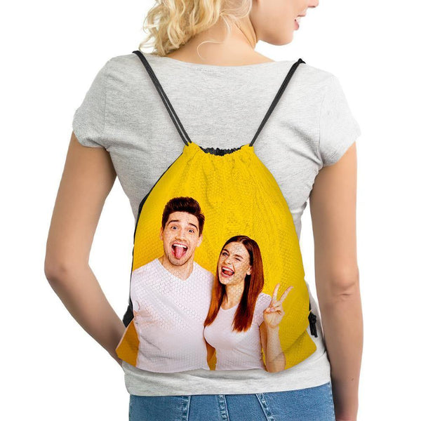 Custom Drawstring Bags Photo Drawstring Sportpack — product image 2