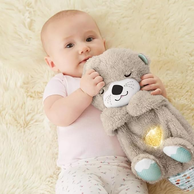 Sound Machine Soothe 'n Snuggle Otter Portable Plush Baby Toy with Sensory Details Music Lights & Rhythmic Breathing Motion — product image 3