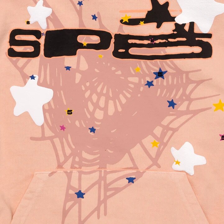 Spider Letter Prints Hoodies — product image 5