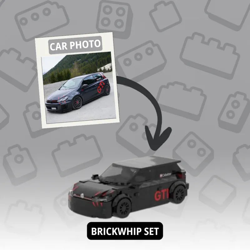 Custom Photo Car Brick Figure Set with Car Model & Personalized License Plate – Unique Birthday & Valentine’s Gift for Car Lovers — product image 9