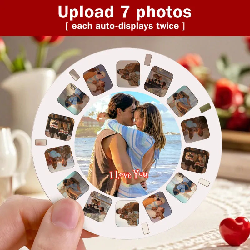 Custom 3D Viewfinder and Reel 10x Ultra-Clear 3D Upgraded Version Personalized Christmas Gifts Text and Photo Viewer with Your Own Photos — product image 5