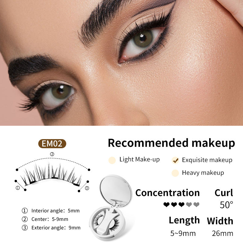 Magnetic False Eyelashes Set with Applicator — product image 8
