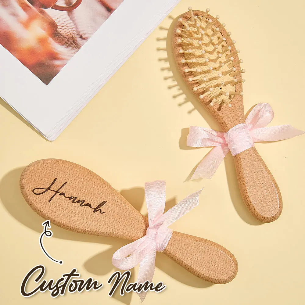 Personalized Baby Hairbrush Custom Comb Baby Shower Gifts — product image 7