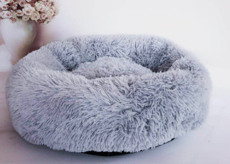 Round Plush Dog Bed for Small Dogs and Puppies — product image 8