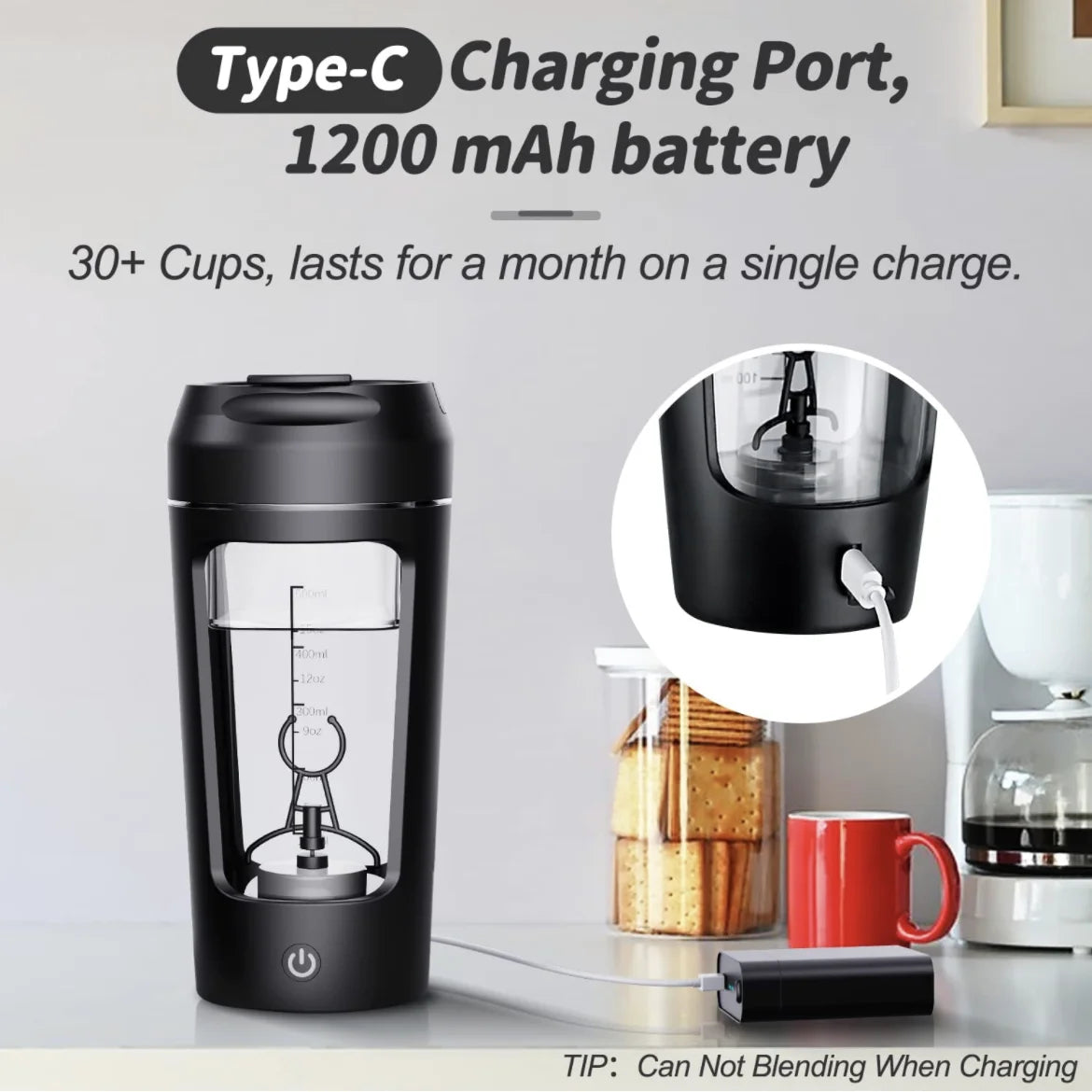 Electric Portable Whey Protein Shaker Bottle — product image 16