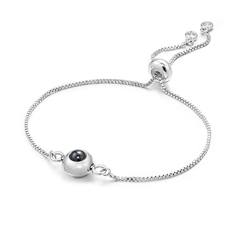 Photo Projection Bracelet Personalized Adjustable Bracelet Sweet Cool Anniversary Gift for Her — product image 2