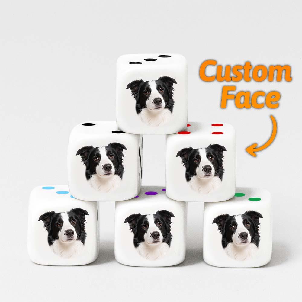 Custom Face Dice Birthday Gifts Funny Gift Party Game Gift Party Favors — product image 4