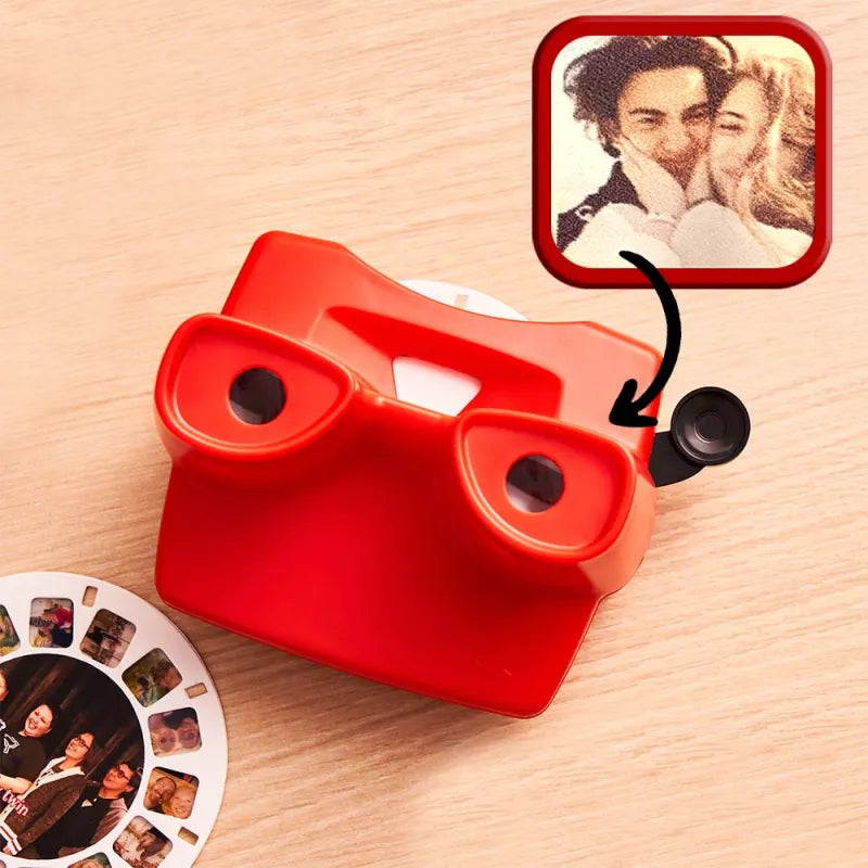 Custom 3D Viewfinder and Reel 10x Ultra-Clear 3D Upgraded Version Personalized Christmas Gifts Text and Photo Viewer with Your Own Photos — product image 4
