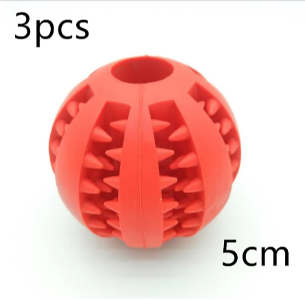 Interactive Rubber Slow Feeder Dog Ball — product image 9
