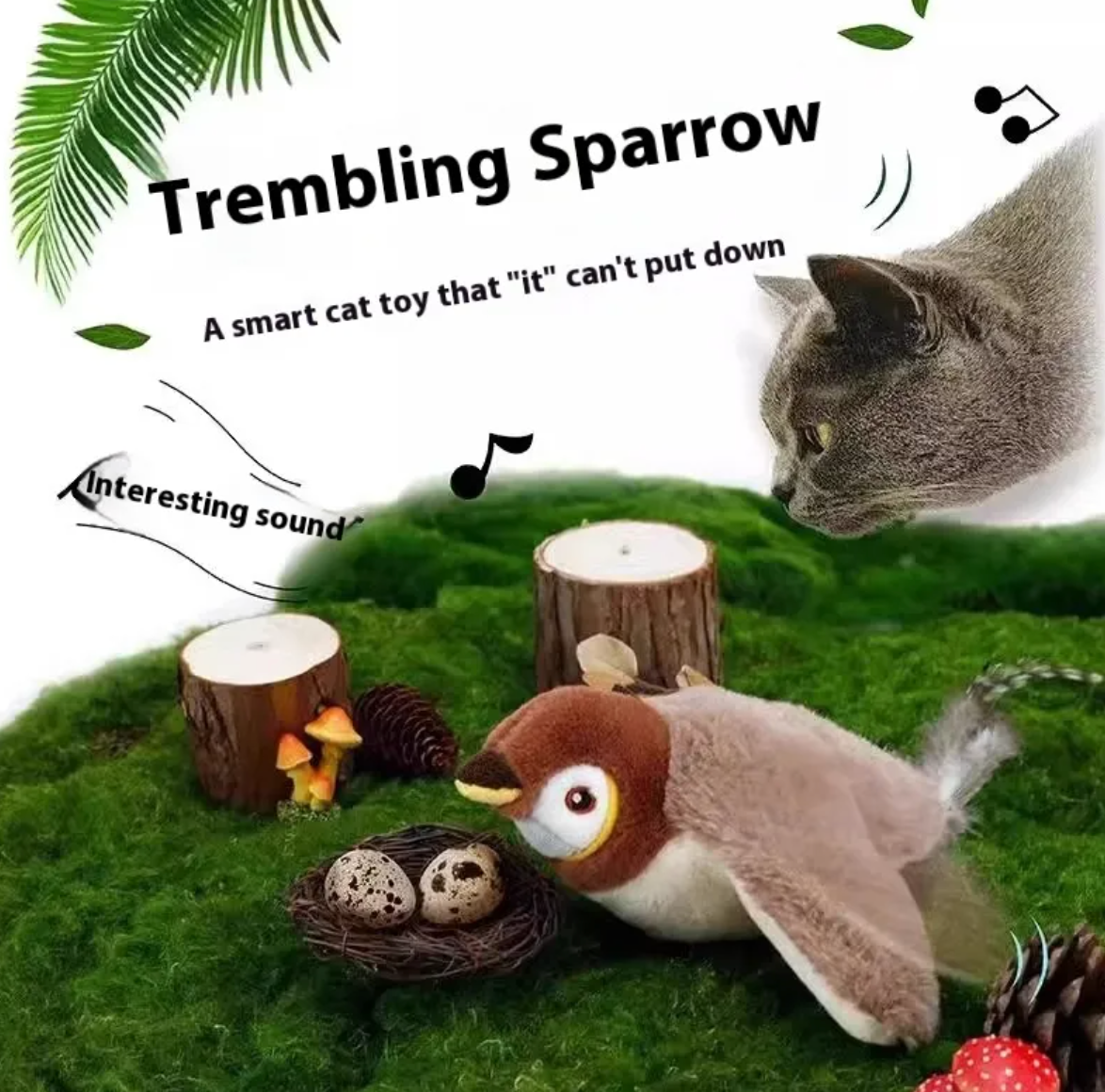 Plush Bird Pet Toy — product image 2
