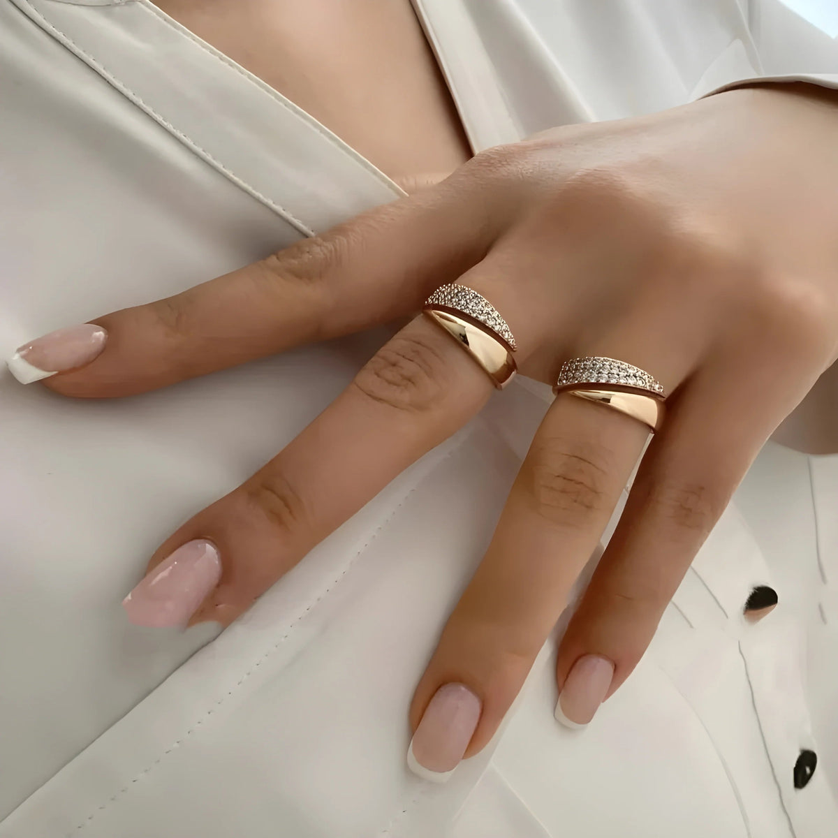 Elegant Adjustable Sparkle Ring — product image 5