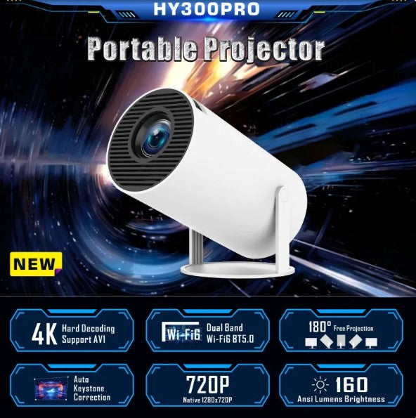 HY300 Pro Projector Home Theater — product image