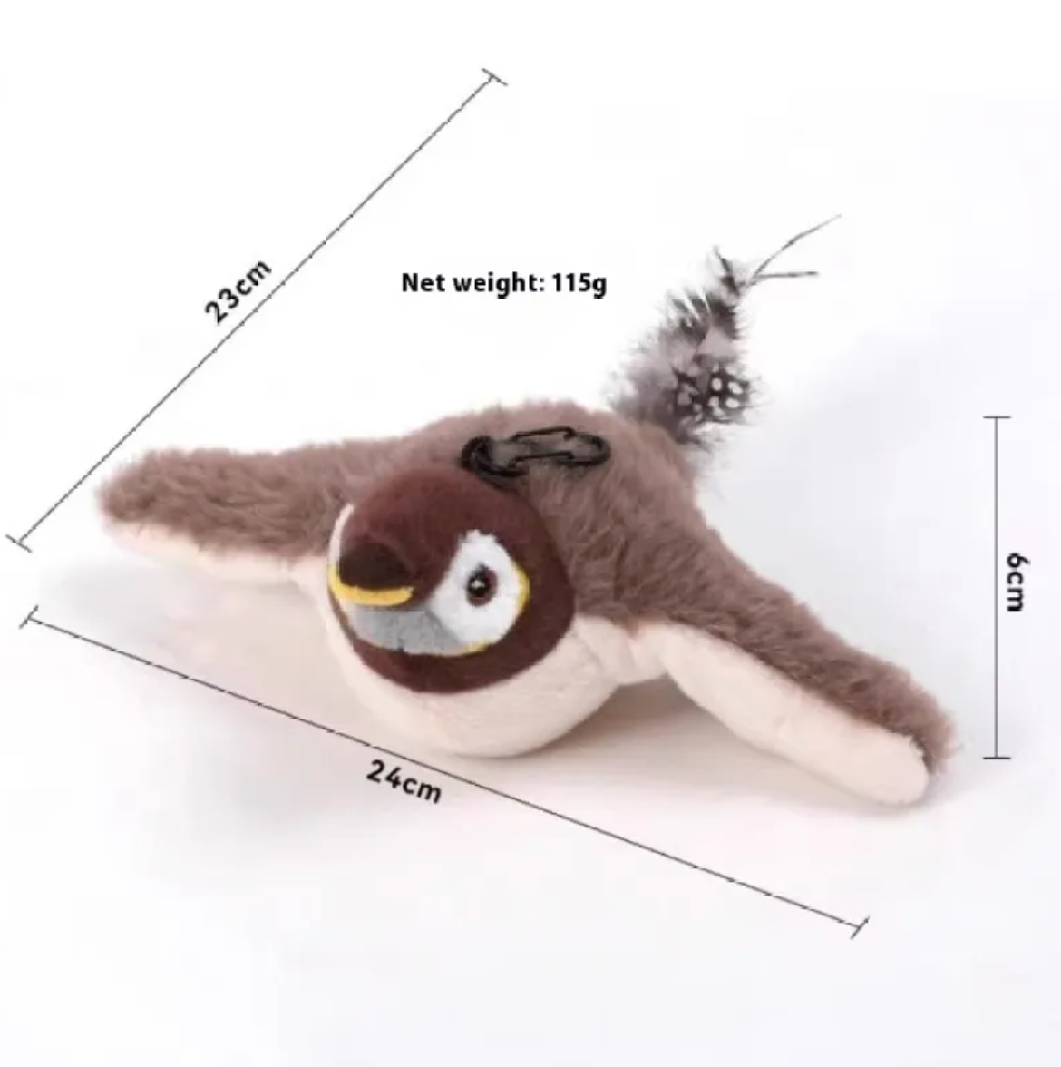 Plush Bird Pet Toy — product image 10