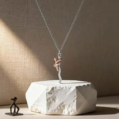 Mother Child Hug Necklace - Two Tone Embrace Pendant Jewelry Gift,Gift for her, Gifts,Mother's Day Gift
